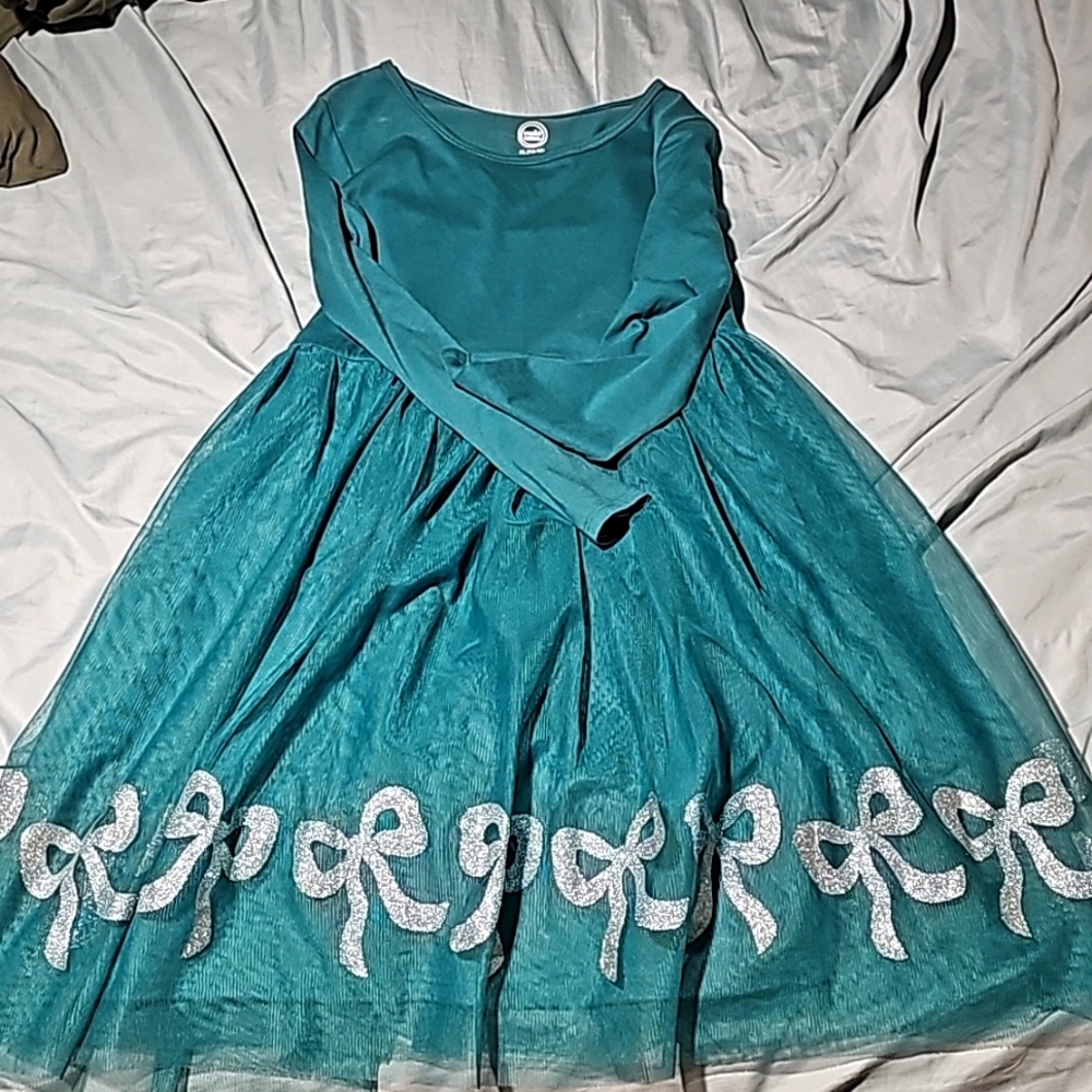 Green Christman dress